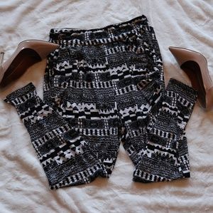 Printed harem pants L  C25